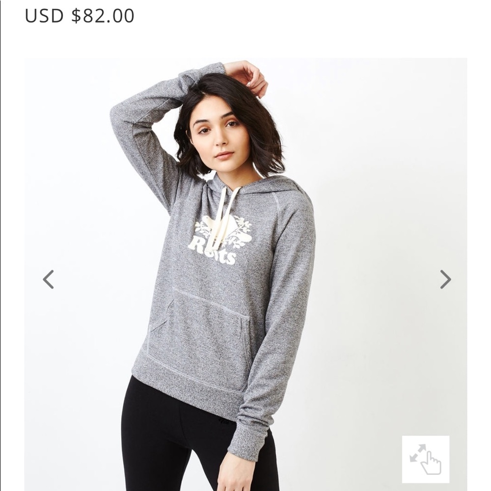 Roots Salt & Pepper Original Kanga Hoody (s)